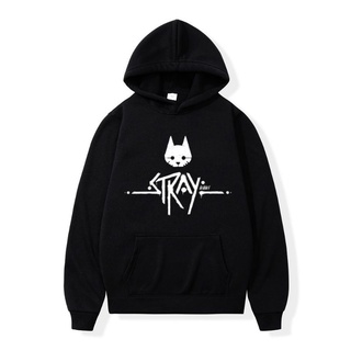 เสื้อแจ็กเก็ตกันหนาว มีฮู้ด แบบหนา ลาย Stray CAT Game สําหรับผู้ชาย และผู้หญิง