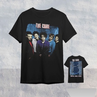 T-shirt  เสื้อยืด พิมพ์ลายวง The Cure Swing Tour 1996 สไตล์อังกฤษ สําหรับผู้ชาย และผู้หญิง 1996S-5XL