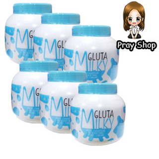 เออาร์ กลูต้ามิลกี้พลัส ชาร์โคล Gluta Milky Plus Charcoal 6 กระปุก