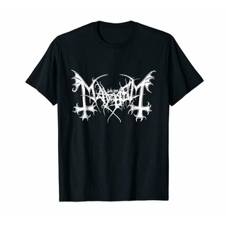 เสื้อยืด ลาย Mayhem |  เสื้อยืด ผ้าฝ้าย 100% พิมพ์ลายโลหะ สีดํา ไซซ์ S-6XLS-5XL