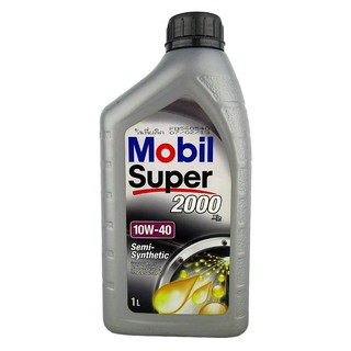 MOBIL น้ำมันเครื่อง SUPER 2000 X2 SEMI-SYNTHETIC เบนซิน NGV LPG 10W-40 1 ลิตร