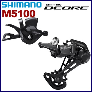 Shimano DEORE M5100 คันเกียร์ 11 ความเร็ว RD-M5100 ตีนผีหลัง MTB DEORE 11-SPEED SL+RD M5100 ของแท้