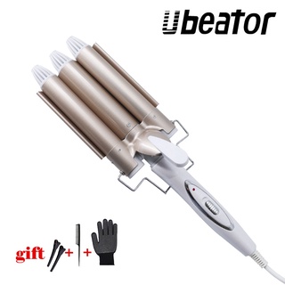 Ubeator เครื่องดัดผมไฟฟ้า เซรามิก รูปกรวย ดอกไม้ ลูกแพร์