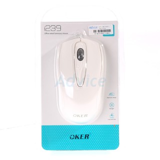 USB Optical Mouse OKER (I-239) White