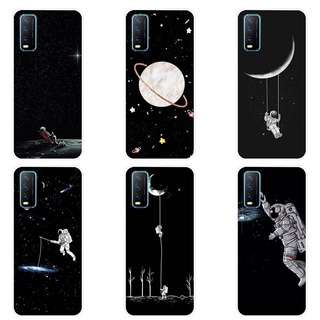 เคสสำหรับ VIVO Y12A Y 12A เคส เคสซิลิโคน Soft Back Cover Case Pattern Silicone