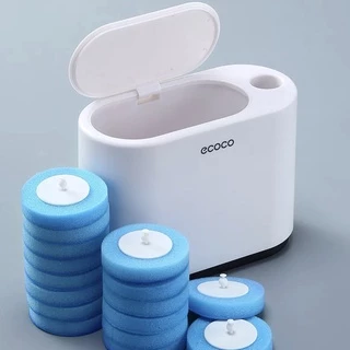 Ecoco ที่ขัดห้องน้ำ พร้อมด้ามแปรงขัดส้วม แปรงขัดพื้น ขัดชักโคร แถมฟรีพร้อมแผ่นน้ำยาใช้แล้วทิ้ง16ชิ้น E2013