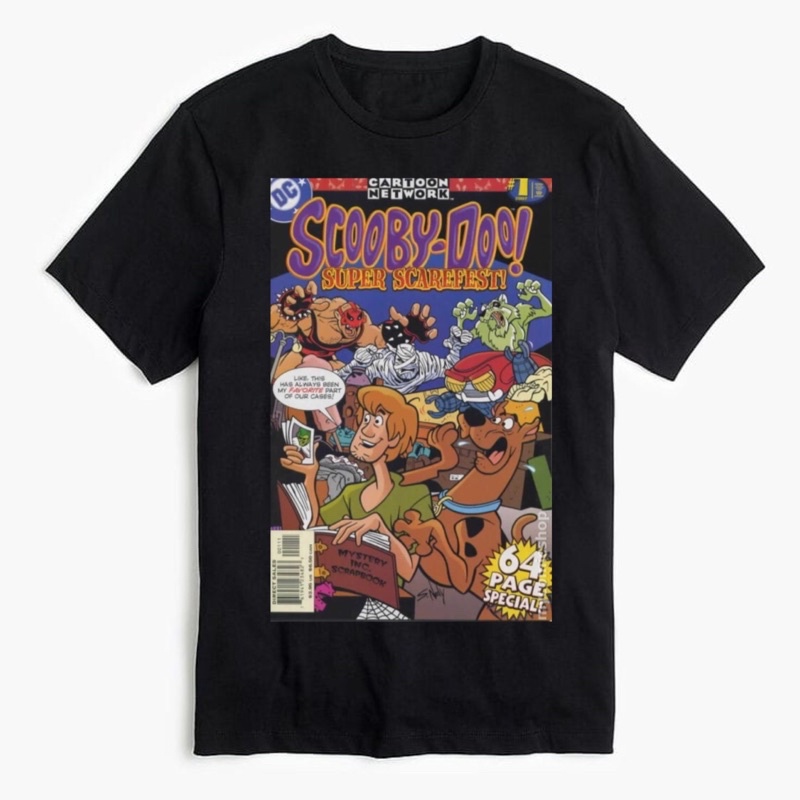 เสื้อยืด พิมพ์ลายการ์ตูน Scooby DOO BOOTLEG VINTAGE OVERSIZE HOMAGE RAP