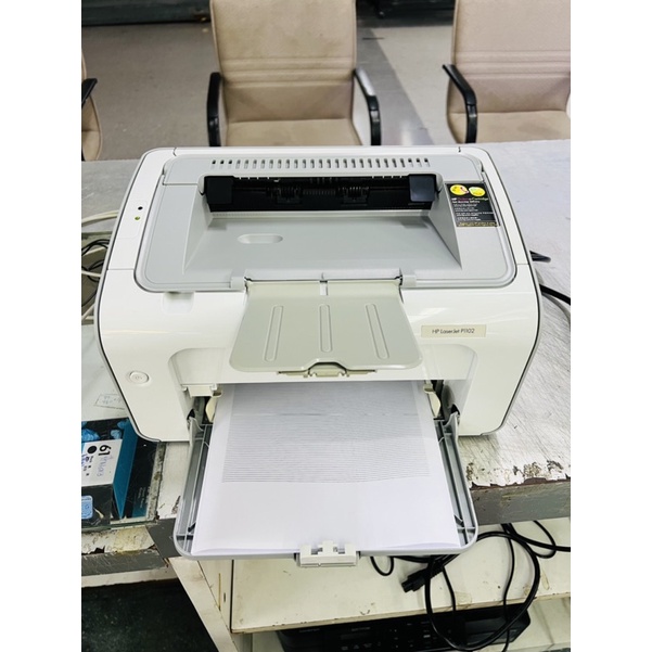 ปริ้นเตอร์ Hp Laserjet P1102 แถมหมึก,สายไฟ,สายต่อคอม เครื่องพร้อมใช้งาน