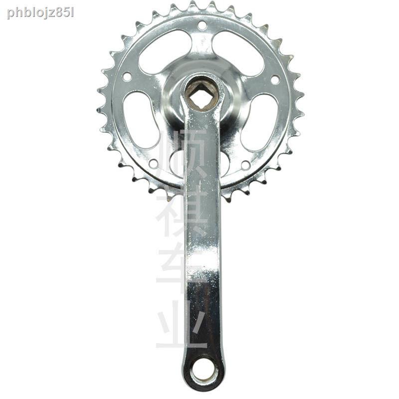 อุปกรณ์จักรยาน┇32 ฟันเหลี่ยมรูเฟืองล้อจักรยาน chainring 32T สเตอร์หน้า 165 ข้อเหวี่ยงจานดอกไม้เล็กจักรยานตายบิน