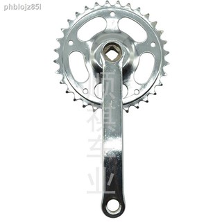 อุปกรณ์จักรยาน┇✌┇32 ฟันเหลี่ยมรูเฟืองล้อจักรยาน chainring 32T สเตอร์หน้า 165 ข้อเหวี่ยงจานดอกไม้เล็กจักรยานตายบิน