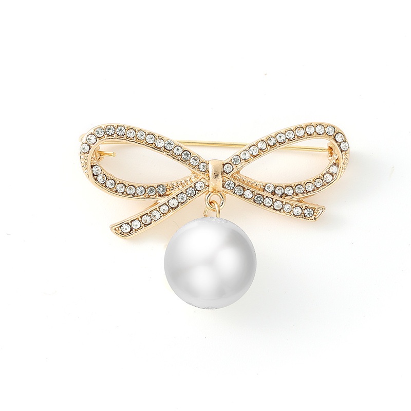 Ins ขนาดใหญ่ โบ เข็มกลัด Pin / มุกเทียม จี้ พู่ เข็มกลัด Pins / แฟชั่น เครื่องประดับ อุปกรณ์ - รูปที่ 7