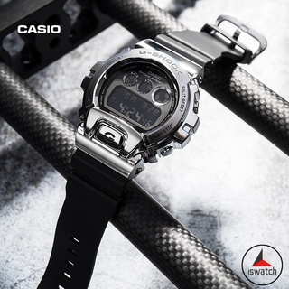 【พร้อมส่ง】Casio G-shock GM-6900-1 นาฬิกาข้อมือดิจิทัล สายโลหะ สีเงิน สีดํา สําหรับผู้ชาย