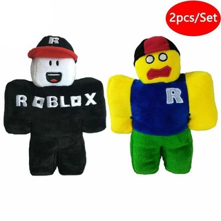 Roblox ของเล่นตุ๊กตานุ่มนิ่ม พร้อมหมวกถอดได้ คลาสสิก สําหรับเด็ก