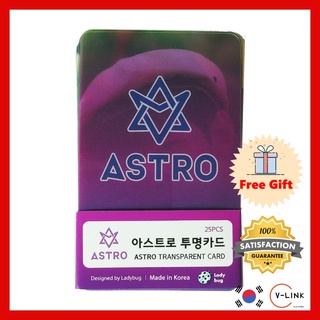 K-POP IDOL ASTRO อะคริลิคโปร่งใส โฟโต้การ์ดคุณภาพสูง ชุด 25pcs