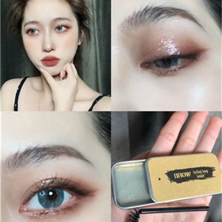 ครีมเขียนคิ้วป่า กันน้ำ กันเหงื่อ เจลเขียนคิ้วแบบไม่มีสีติดทนนาน     Wild eyebrow ointment waterproof, sweat-proof, long-lasting solid colorless styling eyebrow gel