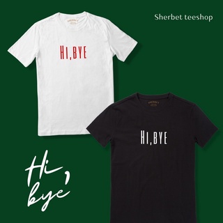 sherbettee|เสื้อยืดลาย hi,bye