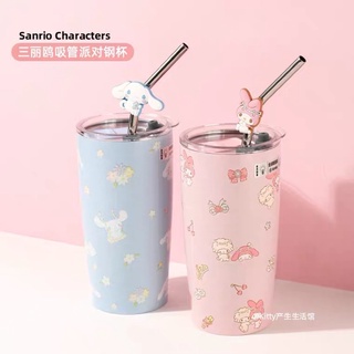 (preorder) แก้วเก็บความเย็น เก็บความร้อน เก็บอุณหภูมิ miniso sanrio ลิขสิทธิ์แท้ มายเม ชินนาม่อน