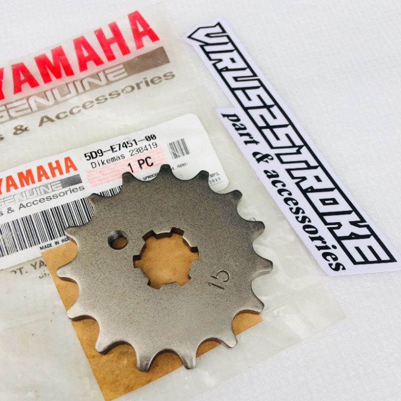 Yamaha Vega ZR 15T 15 T เกียร์หน้าเดิม YGP 5D9-E7451-00