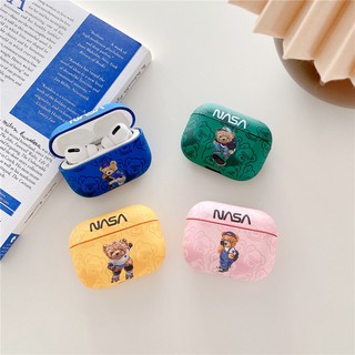 เคสแข็ง สําหรับ Airpods Pro Airpods 3 gen3 Airpods 2 Cartoon NASA Bear นาซ่าหมี Silicone Case