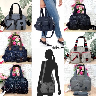 💕Kipling Defea Women’s Satchel กระเป๋าถือหรือสะพายขนาดกำลังดีวัสดุ100% Polyamide