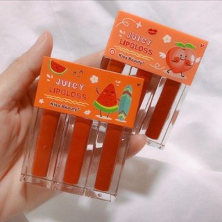 เซตลิป KISS BEAUTY JUICY LIPGLOSS #70015