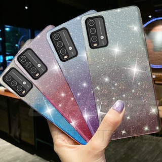 เคสนิ่ม Redmi Note 10/Note 10S/Note 10 pro เคสประกายเพชรทูโทน