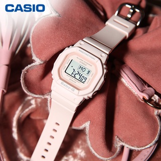 Casio bgd-560 bgd-5000 นาฬิกาข้อมืออิเล็กทรอนิกส์ แบบใส ทรงสี่เหลี่ยม กันน้ํา สีเทา สําหรับผู้หญิง bgd-560s-8