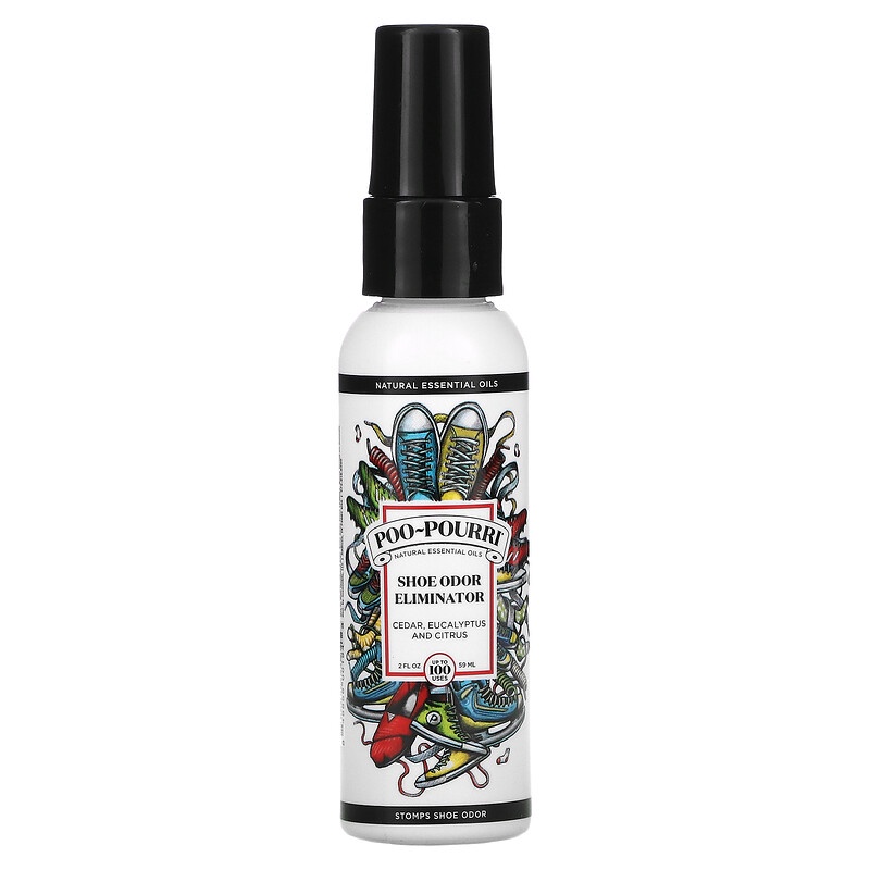 พร้อมส่ง ของแท้ Poo Pourri, Shoe Odor Eliminator, Cedar, Eucalyptus and