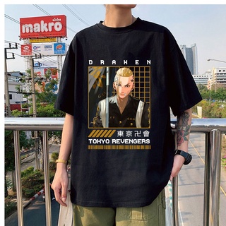 [COD]เสื้อยืดลําลอง แขนสั้น พิมพ์ลายอนิเมะ Tokyo Revengers Adolescent สไตล์ฮาราจูกุ เข้ากับทุกการแต่งกาย สําหรับผู้ชาย 3