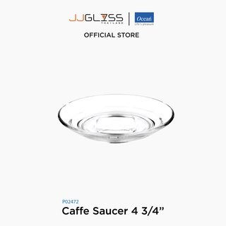 JGLASS - (Ocean) P02472 Caffe Saucer [1กล่อง (6ใบ)] -จานรองแก้ว จานโอเชี่ยนกลาส 4 3/4 นิ้ว Caffe Saucer Ocean Glass P02472 Caffe Saucer 4 3/4" บรรจุ 6 ใบ