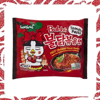 ซัมยังราเมง พาสต้ามะเขือเทศ Samyang Spicy Chicken Ramen, (Tomato Pasta BULDAK Flavor) 140 กรัม