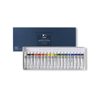 ShinHan Professional Water Color 7.5ml 18 Tube SET / เซ็ตสีน้ำขนาด 7.5ml 18 สี (S1225070-0018)