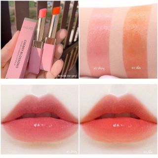 8042 novo hojo color cherry lip balm ลิปบาล์ม สไตล์เกาหลี