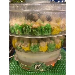ขนมจีบไส้ทะลัก 50ลูก พร้อมน้ำจิ้มขวด 🎉 ขนมจีบ ขนมจีบหมู ติ่มซำ 🚛เหมาค่าส่ง ฟรีกล่องโฟม!! ทุกจังหวัดทั่วไทย🎉