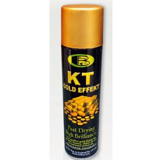 BOSNY สีสเปรย์ สีทอง KT GOLD EFFECT No.182 Brass Gold