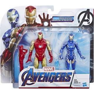 Avengers Endgame Iron Man &amp; Rescue 2-Packs ขนาด 6 นิ้ว สินค้าใหม่ ลิขสิทธิ์แท้