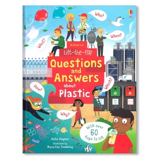 DKTODAY หนังสือ USBORNE LIFT-THE-FLAP Q&amp;A ABOUT PLASTIC