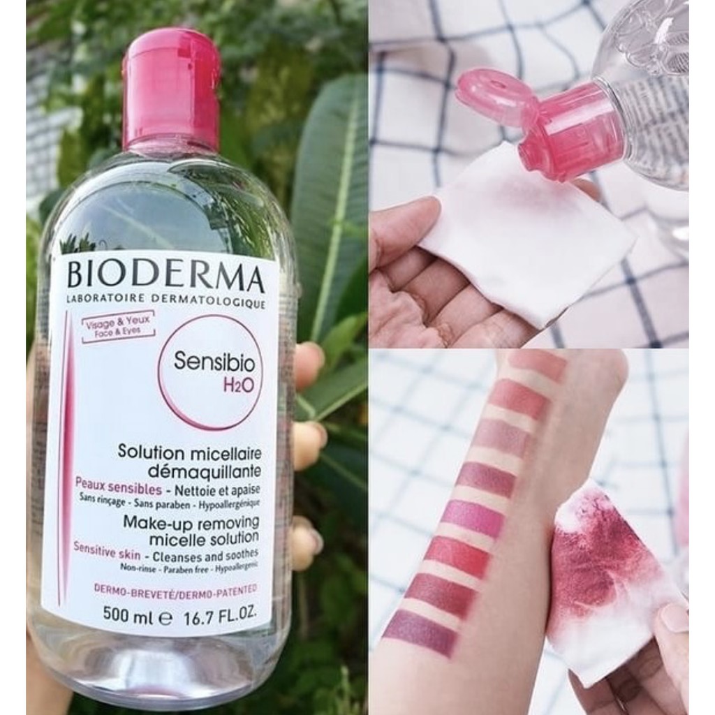 Bioderma Sensibio H2O Make-up Removing Micelle Solution 500ml.