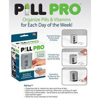 Pill Pro กล่องยา กล่องใส่ยา ตลับยา กล่องวิตามิน แบบ 7วัน 28ช่อง กันความชื้น กล่องใส่ยาเป็นเซ็ต แยกตลับพกพาได้ง่าย