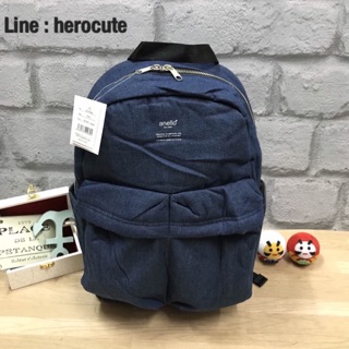 Anello Denim&amp; nylon Backpack ส่งฟรีEMS