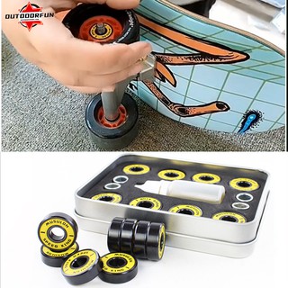 แบริ่ง 608 แบริ่งสเก็ตบอร์ด แบริ่งสเก็ตบอร์ดแท้ surfskate roller skates abec 9 ลูกปืน(8 แบริ่งต่อชุด)