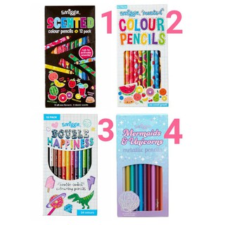 พร้อมส่ง smiggle สีไม้ Colour Pencil Pack X12 ของแท้จากออสเตรเลีย