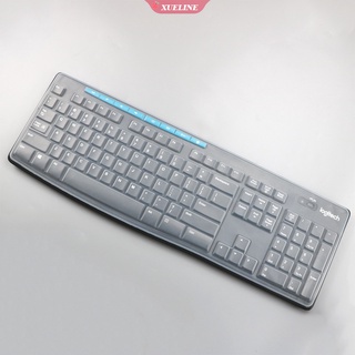 ฟิล์มซิลิโคน ป้องกันคีย์บอร์ด กันน้ํา คุณภาพสูง สําหรับ Logitech MK295 MK275 MK200 MK260 MK270r K270