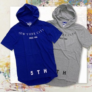 5thave รุ่น New york city เสื้อฮู้ดแขนสั้น