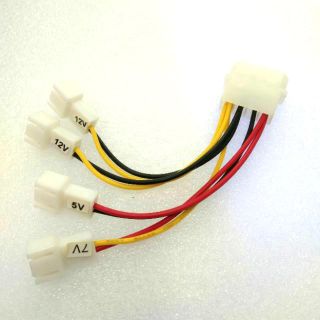 สาย Power 4Pin Molex to 3Pin 12 v  7v 5v 4หัว