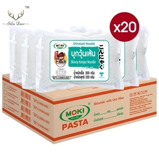 MOKI ชุดเซ็ต บุกวุ้นเส้น 200*20 (Setketo19) เส้นบุก ไม่มีแป้ง คีโต วุ้นเส้น ก๋วยเตี๋ยว Keto Konjac Vermicelli Keto