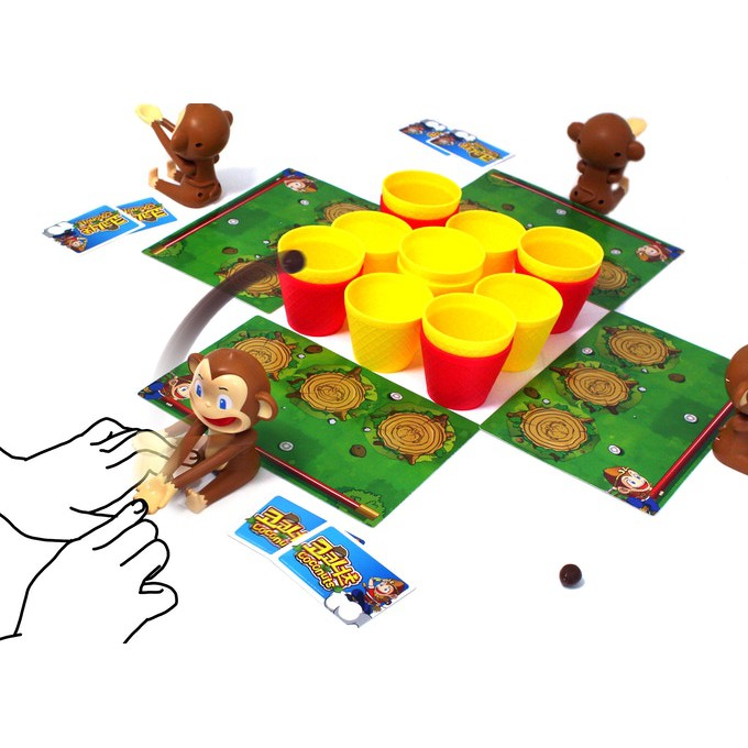 Coconuts Game The Family Game Of SpringLoaded Monkeys Catapulting