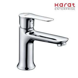 Karat Faucet ก๊อกเดี่ยวอ่างล้างหน้าแบบก้านโยก (ไม่มีป๊อบอัพ) รุ่น KF-21-610-50