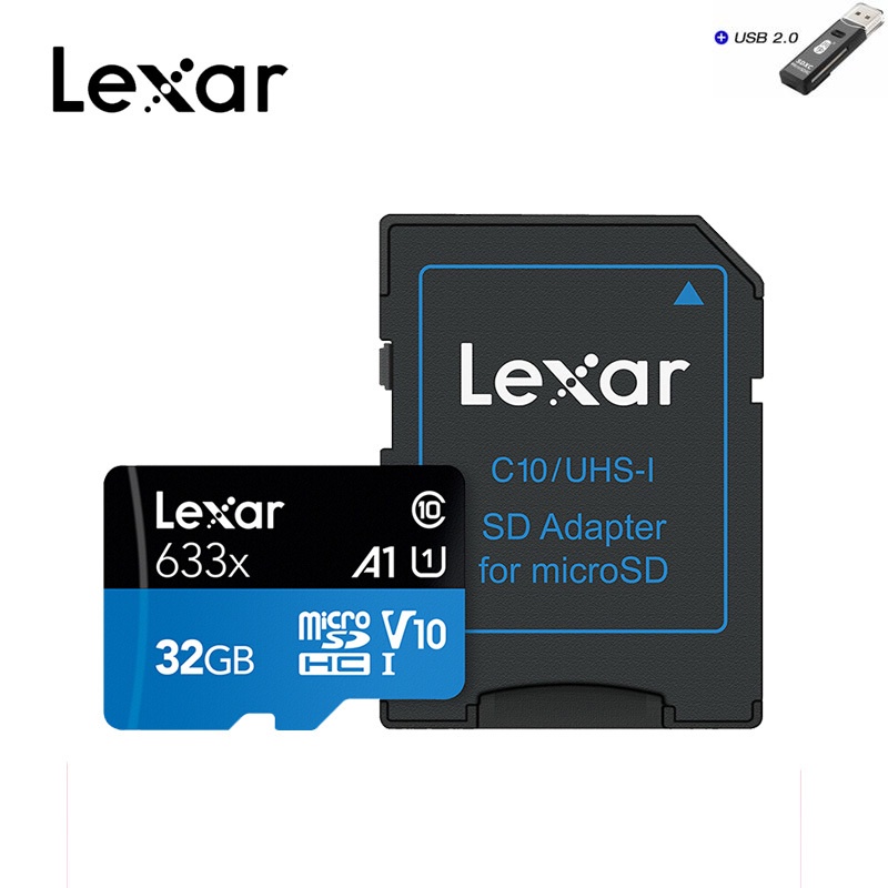 （Hot models） original Lexar micro sd card 32GB 64GB 128GB 256GB 512GB memory card class1