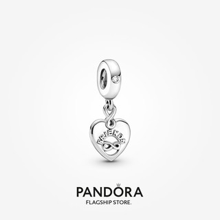 Pandora จี้รูปหัวใจ Friends Forever Heart ของขวัญวันเกิด สําหรับสุภาพสตรี p615